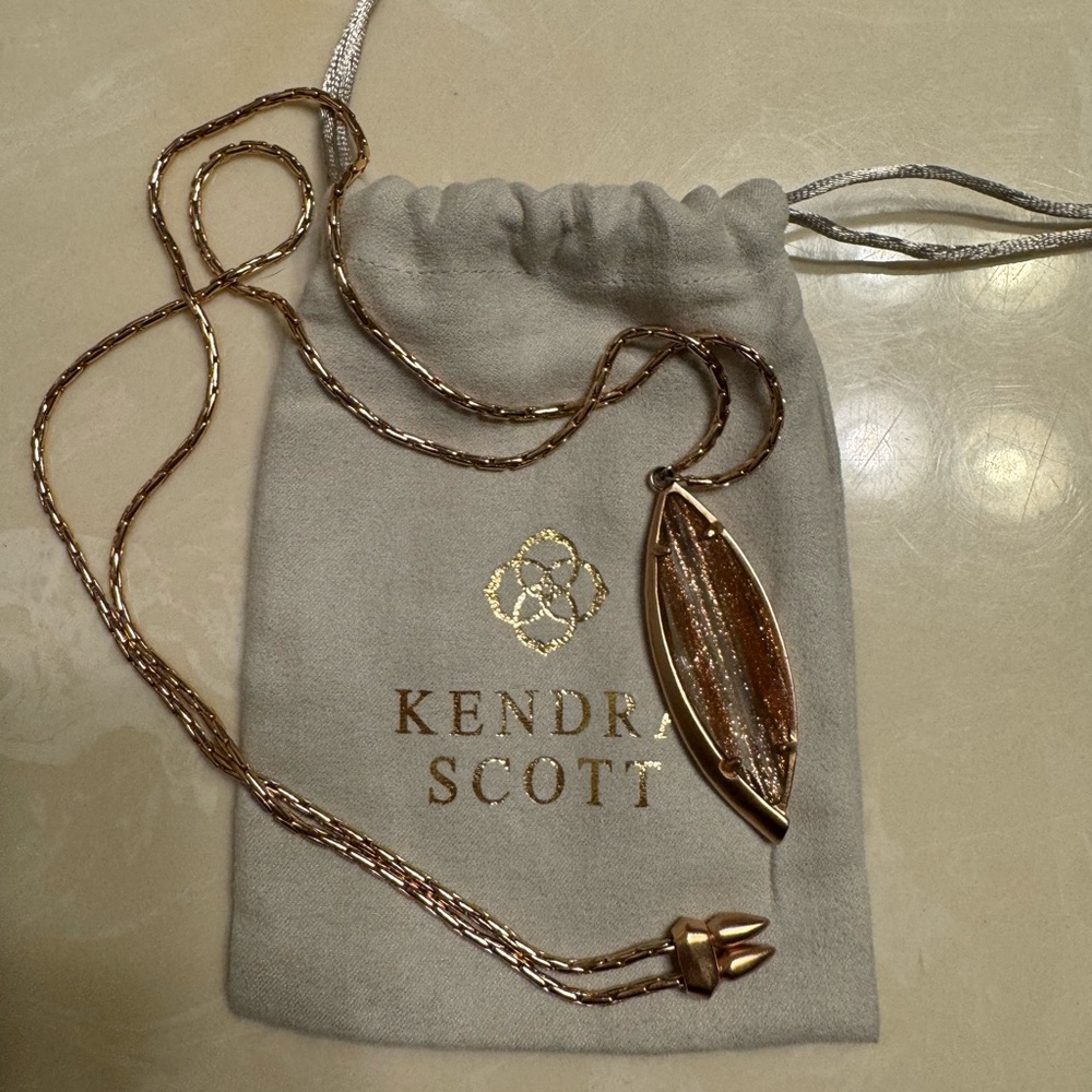 Kendra Scott Adjustable Necklace Rose Gold